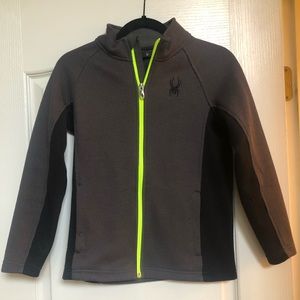 Spyder boys medium 10-12 zip up ski sweater